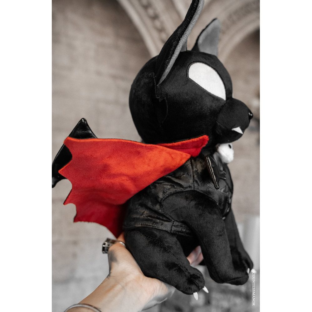 Vampire Freaks - Vampire Kitty Pluche knuffel - Zwart/Wit